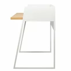 Temahome Schreibtisch Volga - Weiß / Eiche -Büromöbel Verkäufe schreibtisch volga weiss eiche 1441934