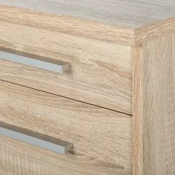 Home24office Schreibtischkombination Office Line - 4-teilig - Eiche Sonoma Dekor -Büromöbel Verkäufe schreibtischkombination office line 4 teilig eiche sonoma dekor 2917381