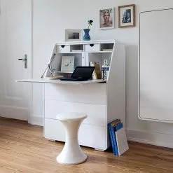 Jahnke Sekretär Cuuba Curve C 10 - Hochglanz Weiß -Büromöbel Verkäufe sekretaer cuuba curve c 10 hochglanz weiss 464058