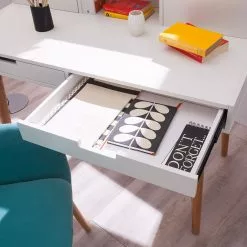 Mørteens Sekretär Lindholm - Weiß -Büromöbel Verkäufe sekretaer lindholm weiss eiche massiv 4037288