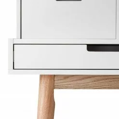 Mørteens Sekretär Lindholm - Weiß -Büromöbel Verkäufe sekretaer lindholm weiss eiche massiv 4673392