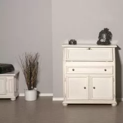 Montreux Sekretär Palermo - Antikweiß 19 Montreux Sekretär Palermo - Antikweiß -Büromöbel Verkäufe sekretaer palermo tulipe teilmassiv weiss 3512233