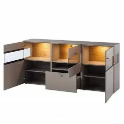 GWINNER Sideboard Anzio - Matt Fango / Balkeneiche - Mit Beleuchtung 15 GWINNER Sideboard Anzio - Matt Fango / Balkeneiche - Mit Beleuchtung -Büromöbel Verkäufe sideboard anzio mit beleuchtung 4524268