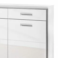 Loftscape Sideboard Arco - Hochglanz Weiß / Weiß -Büromöbel Verkäufe sideboard arco hochglanz weiss weiss 4710764