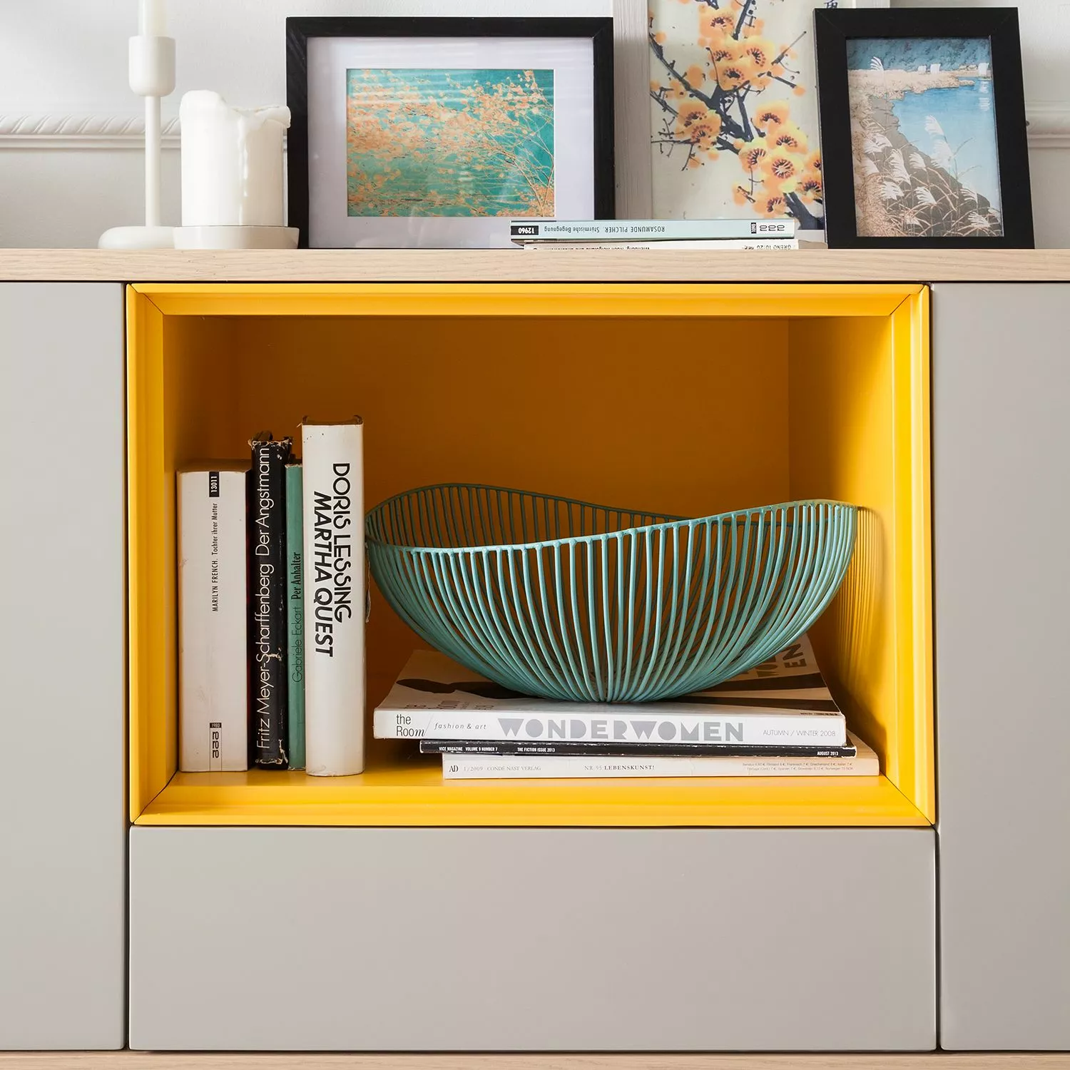 Studio Copenhagen Sideboard Caspito - Hellgrau / Eiche 8 Studio Copenhagen Sideboard Caspito - Hellgrau / Eiche – Bild 6