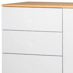 Tenzo Sideboard Dot I - Weiß -Büromöbel Verkäufe sideboard dot i eiche teilmassiv weiss 4148628
