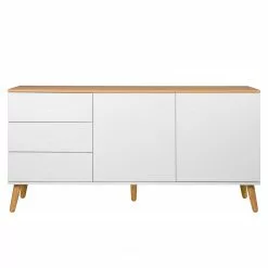 Tenzo Sideboard Dot I - Weiß -Büromöbel Verkäufe sideboard dot i eiche teilmassiv weiss 4148632