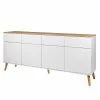 Tenzo Sideboard Dot II - Weiß -Büromöbel Verkäufe sideboard dot ii eiche teilmassiv weiss 4148700