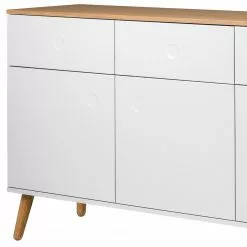 Tenzo Sideboard Dot II - Weiß -Büromöbel Verkäufe sideboard dot ii eiche teilmassiv weiss 4148704