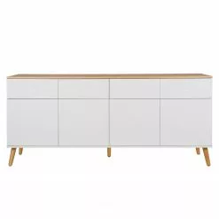 Tenzo Sideboard Dot II - Weiß -Büromöbel Verkäufe sideboard dot ii eiche teilmassiv weiss 4148712