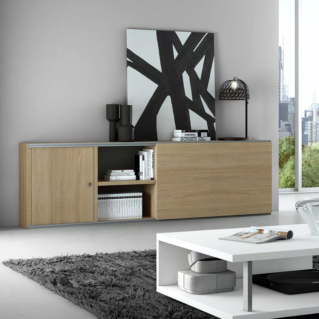 Loftscape Sideboard Emporior III.A - Eiche Dekor 4 Loftscape Sideboard Emporior III.A - Eiche Dekor – Bild 2