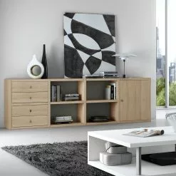 Loftscape Sideboard Emporior III.B - Eiche Dekor -Büromöbel Verkäufe sideboard emporior iii b eiche dekor 1556410