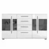 Roomscape Sideboard Farson - Hochglanz Weiß / Weiß -Büromöbel Verkäufe sideboard farson hochglanz weiss weiss 3696765