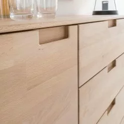 Mørteens Sideboard Finsby - Buche Weißöl -Büromöbel Verkäufe sideboard finsby buche massiv 3681733