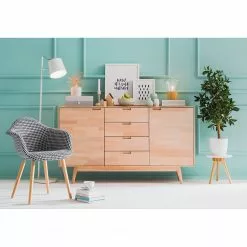 Mørteens Sideboard Finsby - Buche Weißöl -Büromöbel Verkäufe sideboard finsby buche massiv 4446128