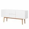 Mørteens Sideboard Lindholm III - Weiß 2 Mørteens Sideboard Lindholm III - Weiß -Büromöbel Verkäufe sideboard lindholm iii weiss dekor eiche massiv 3711473
