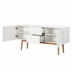 Mørteens Sideboard Lindholm III - Weiß 15 Mørteens Sideboard Lindholm III - Weiß -Büromöbel Verkäufe sideboard lindholm iii weiss dekor eiche massiv 3711481