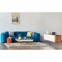 Studio Copenhagen Sideboard Loca I - Weiß / Wildeiche - Breite: 180 cm -Büromöbel Verkäufe sideboard loca i wildeiche teilmassiv wildeiche weiss 180 cm 3541089