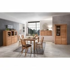 Ars Natura Sideboard Lombok - Teilmassiv -Büromöbel Verkäufe sideboard lombok teilmassiv kernbuche 5004212