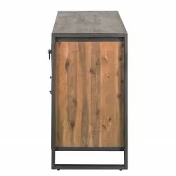 Ars manufacti Sideboard Manchester I - Akazie teilmassiv / Metall - Akazie / Anthrazit -Büromöbel Verkäufe sideboard manchester i akazie massiv metall 4873184