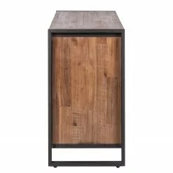 Ars manufacti Sideboard Manchester II - Akazie teilmassiv / Metall - Akazie / Anthrazit -Büromöbel Verkäufe sideboard manchester ii akazie massiv metall 4876180