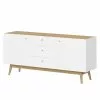 Germania Sideboard Monteo I - Weiß / Eiche -Büromöbel Verkäufe sideboard monteo weiss eiche 4943300