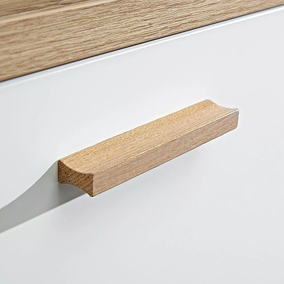 Germania Sideboard Neston I - Matt Weiß / Eiche Sanremo Dekor 9 Germania Sideboard Neston I - Matt Weiß / Eiche Sanremo Dekor – Bild 7