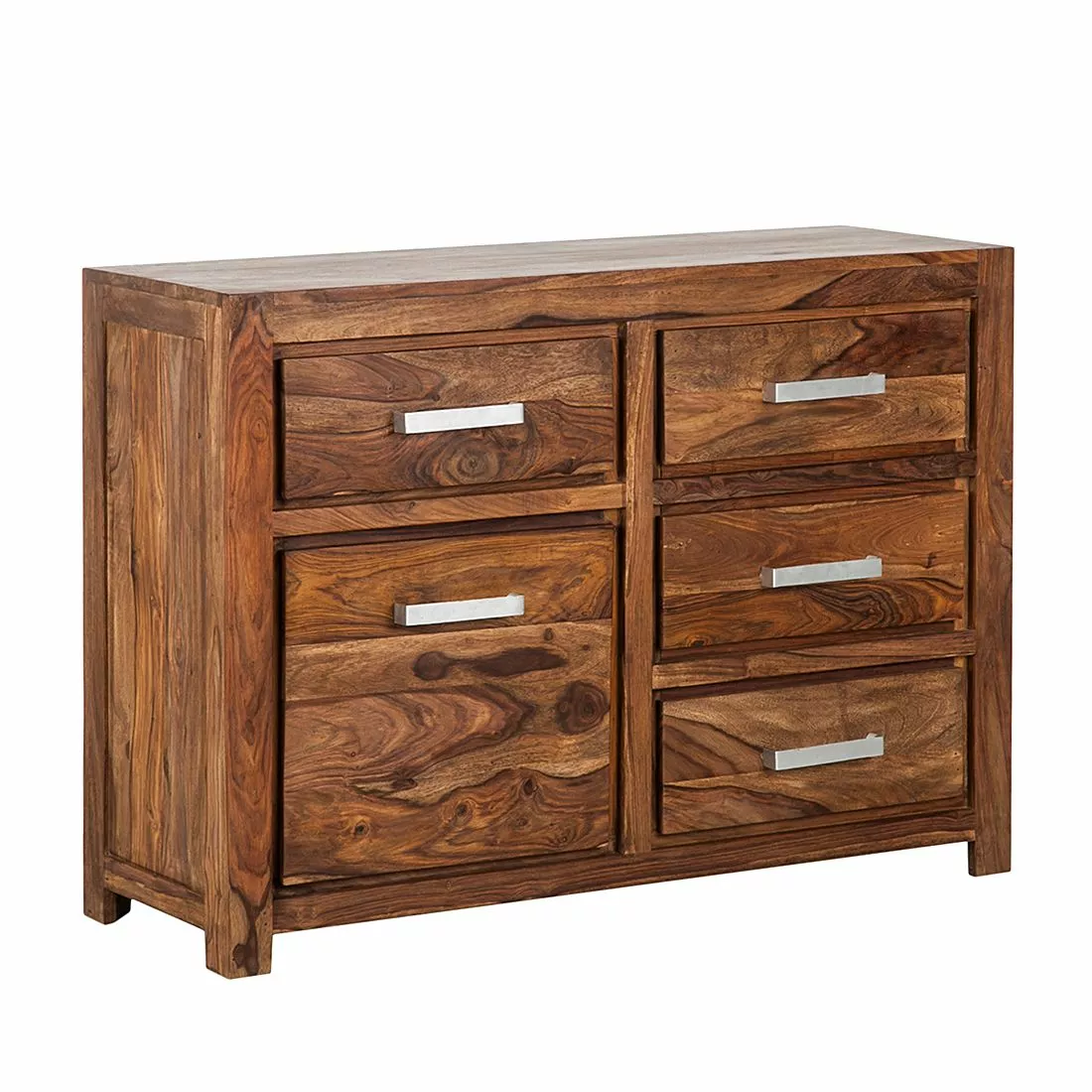Ars Natura Sideboard Ohio I - Seesham massiv - gewachst 7 Ars Natura Sideboard Ohio I - Seesham massiv - gewachst – Bild 5