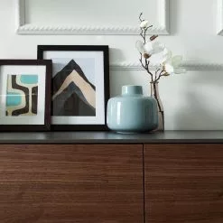 Eva Padberg Collection Sideboard Payara - Echtholzfurnier - Walnuss / Anthrazit -Büromöbel Verkäufe sideboard payara walnuss schwarz 4372580