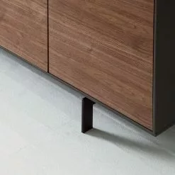 Eva Padberg Collection Sideboard Payara - Echtholzfurnier - Walnuss / Anthrazit -Büromöbel Verkäufe sideboard payara walnuss schwarz 4372608