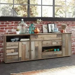 Red Living Sideboard Tapara - Braun / Grau -Büromöbel Verkäufe sideboard tapara braun grau 4383828