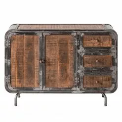 Ars manufacti Sideboard Wharton I - Akazie teilmassiv / Stahl -Büromöbel Verkäufe sideboard wharton i mango teilmassiv stahl 5212012