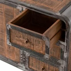 Ars manufacti Sideboard Wharton I - Akazie teilmassiv / Stahl -Büromöbel Verkäufe sideboard wharton i mango teilmassiv stahl 5212032