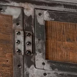 Ars manufacti Sideboard Wharton I - Akazie teilmassiv / Stahl -Büromöbel Verkäufe sideboard wharton i mango teilmassiv stahl 5212040