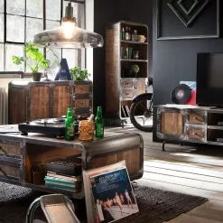 Ars manufacti Sideboard Wharton I - Akazie teilmassiv / Stahl -Büromöbel Verkäufe sideboard wharton i mango teilmassiv stahl 5212056