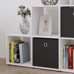 VCM Stufenregal Nitas - Weiß 7 VCM Stufenregal Nitas - Weiß -Büromöbel Verkäufe standregal nitas weiss 5054000