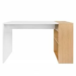 Temahome Schreibtisch Zoelen - Matt Weiß / Eiche -Büromöbel Verkäufe temahome buero 05 01 2017 4318656