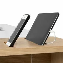 Temahome Schreibtisch Zoelen - Matt Weiß / Eiche -Büromöbel Verkäufe temahome buero 05 01 2017 4318680