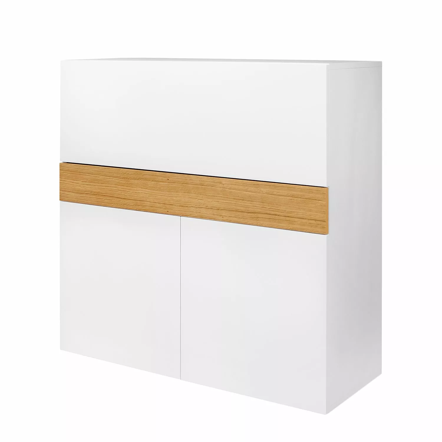 Temahome Sekretär Focus - Weiß / Eiche 3 Temahome Sekretär Focus - Weiß / Eiche