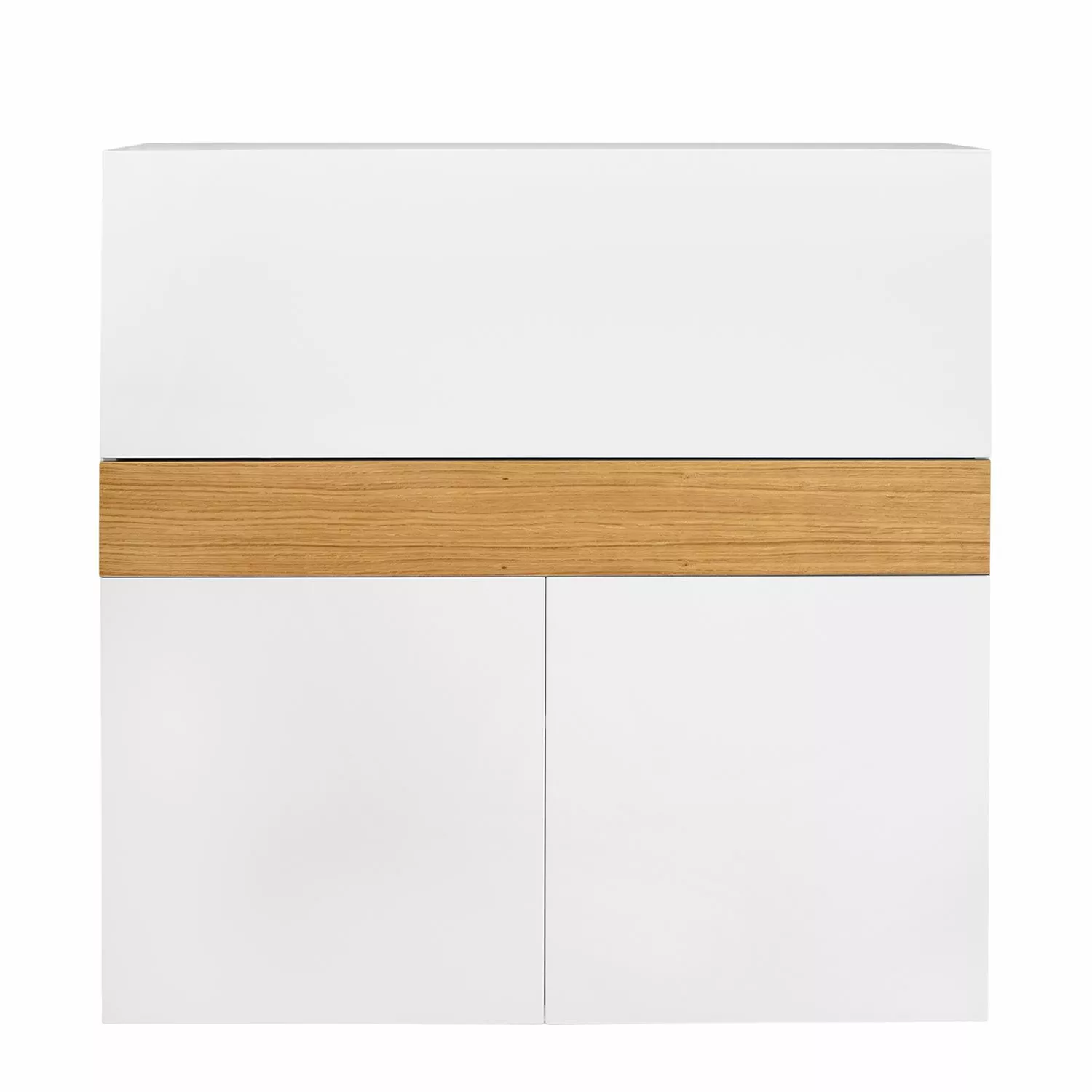 Temahome Sekretär Focus - Weiß / Eiche 10 Temahome Sekretär Focus - Weiß / Eiche – Bild 8