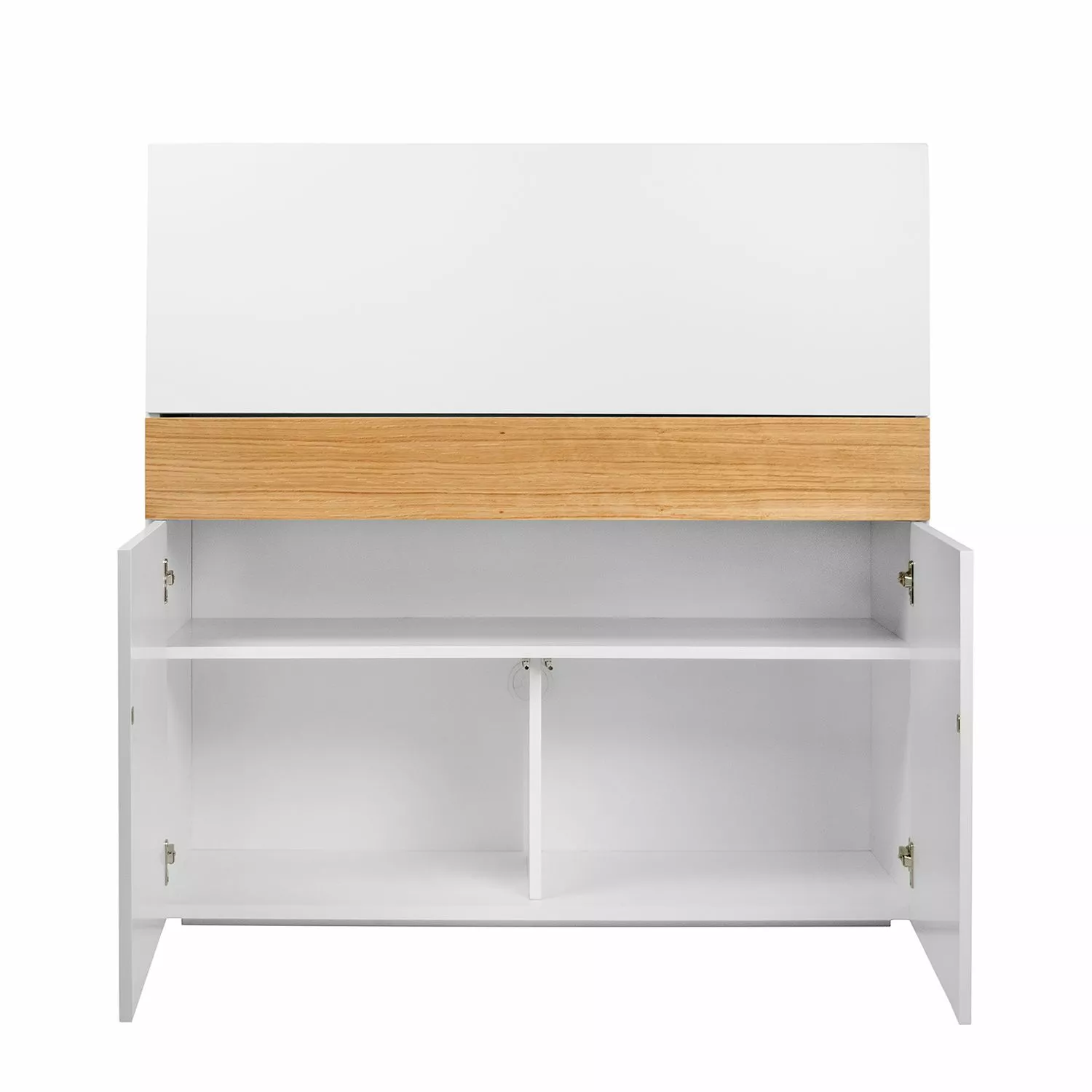 Temahome Sekretär Focus - Weiß / Eiche 13 Temahome Sekretär Focus - Weiß / Eiche – Bild 11