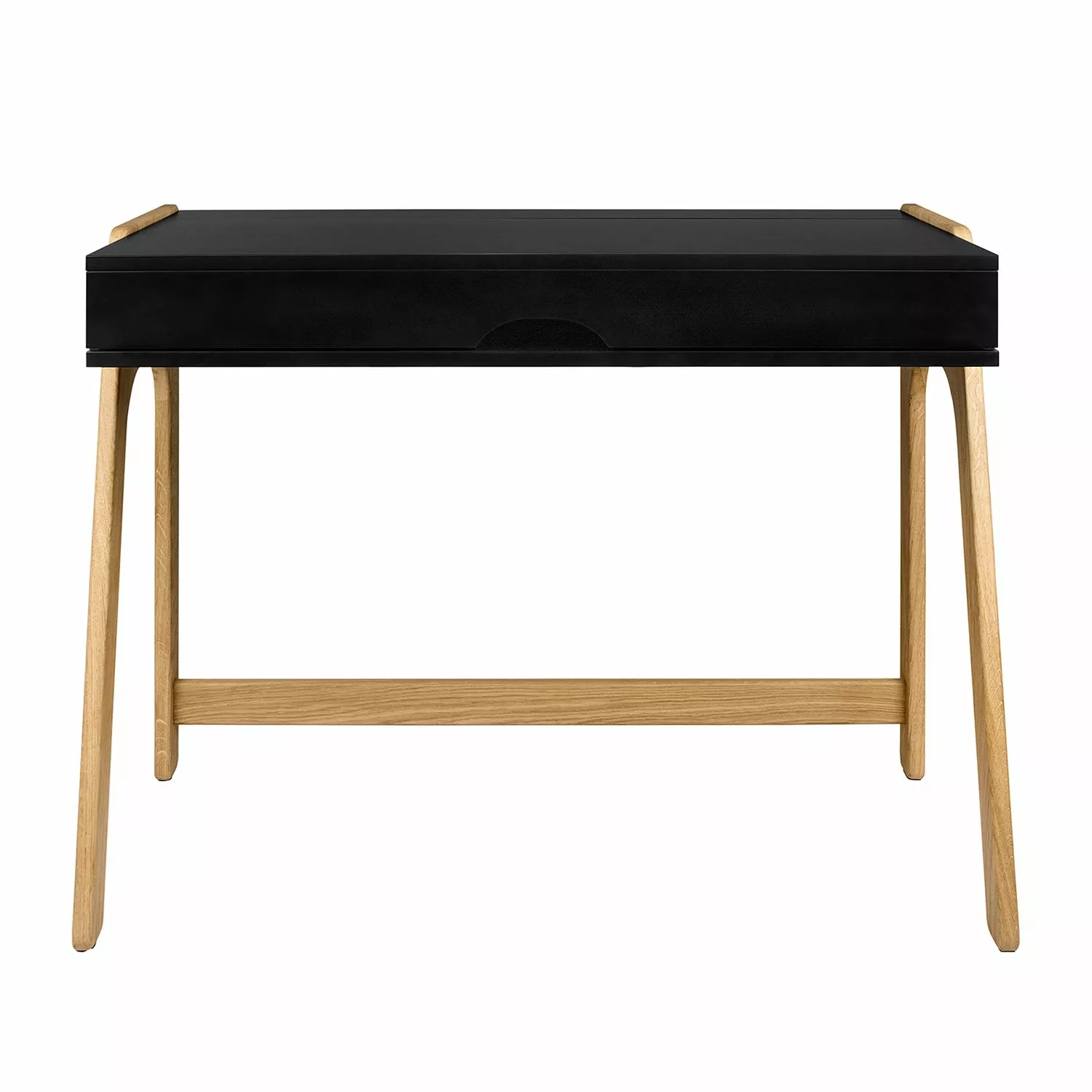 Temahome Schreibtisch Strömsund - Matt Schwarz / Eiche 9 Temahome Schreibtisch Strömsund - Matt Schwarz / Eiche – Bild 7