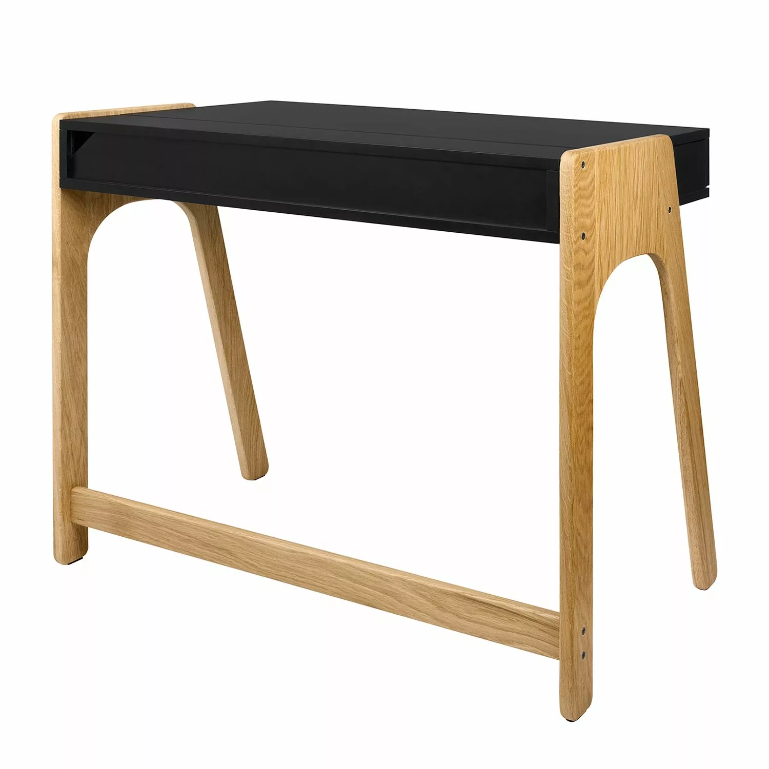 Temahome Schreibtisch Strömsund - Matt Schwarz / Eiche 12 Temahome Schreibtisch Strömsund - Matt Schwarz / Eiche – Bild 10