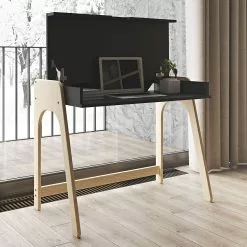 Temahome Schreibtisch Strömsund - Matt Schwarz / Eiche 16 Temahome Schreibtisch Strömsund - Matt Schwarz / Eiche -Büromöbel Verkäufe temahome buero 05 01 2017 4318912