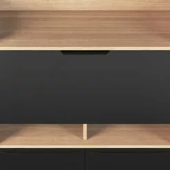 Temahome Sekretär Lomborg - Eiche / Matt Schwarz -Büromöbel Verkäufe temahome buero 05 01 2017 4318932