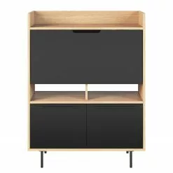 Temahome Sekretär Lomborg - Eiche / Matt Schwarz -Büromöbel Verkäufe temahome buero 05 01 2017 4318940