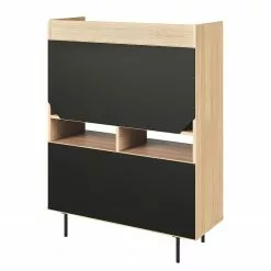 Temahome Sekretär Lomborg - Eiche / Matt Schwarz -Büromöbel Verkäufe temahome buero 05 01 2017 4318956