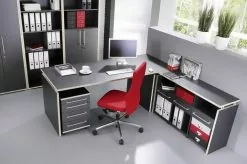 Germania Aufsatzschrank Eugene - Breite 40cm - Anthrazit/Rosales Dekor -Büromöbel Verkäufe top square eugene aufsatzschrank breit 40cm m ge ask 0055 5