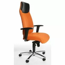 Topstar Chefsessel High Sit up - Webstoff / Echtleder - Orange / Schwarz 10 Topstar Chefsessel High Sit up - Webstoff / Echtleder - Orange / Schwarz -Büromöbel Verkäufe topstar high sit up chefsessel bezug stoff echtleder verschiedene farben m ts ast 0075 4