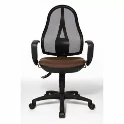 Topstar Drehstuhl Open Point SY - Kunstfaser / Mesh - Dunkelbraun / Schwarz -Büromöbel Verkäufe topstar open point drehstuhl dunkelbraun m ts ast opt dbr 1